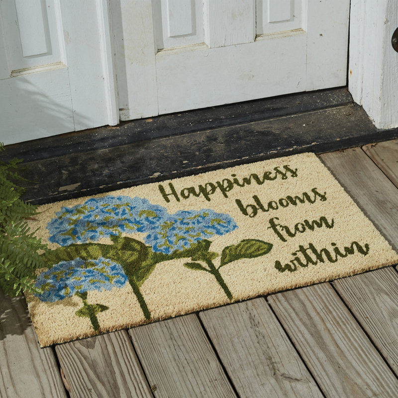  Paillasson Happiness Blooms 1 pi 6 po x 2 pi 6 po