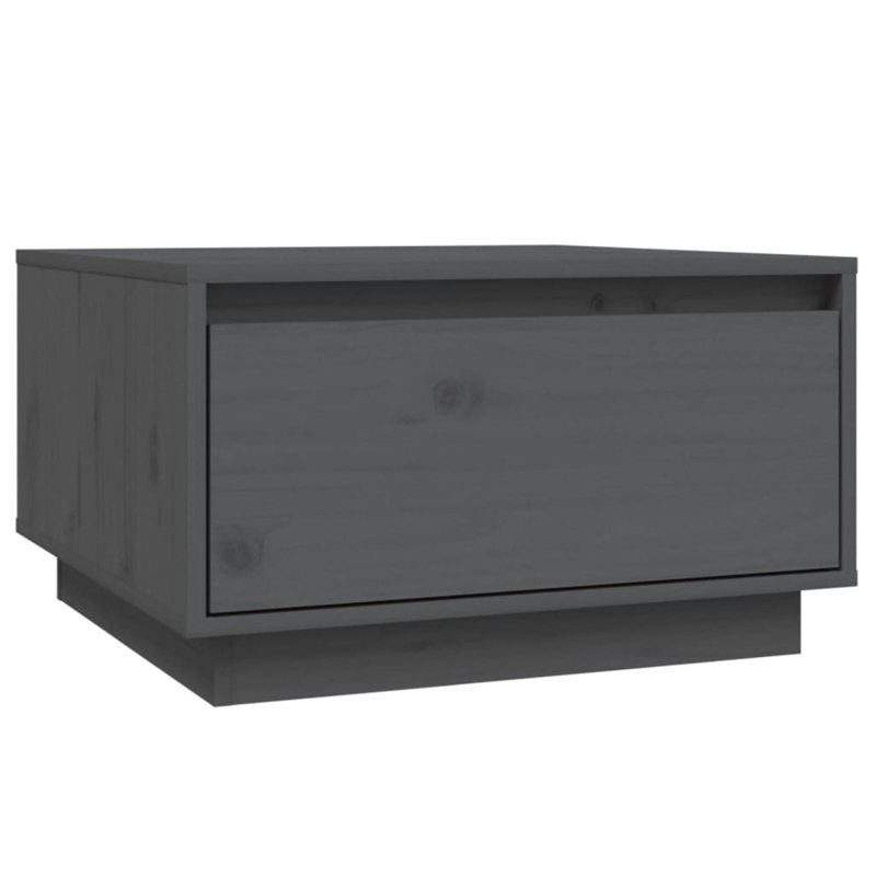 Gouker Solid Coffee Table with Storage, Grey