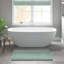 Tapis pour salle de bain réversible 100% coton 24 x 60 po 3000 g / m², utilisation à long terme, lavable en machine facile à nettoyer-2053848858