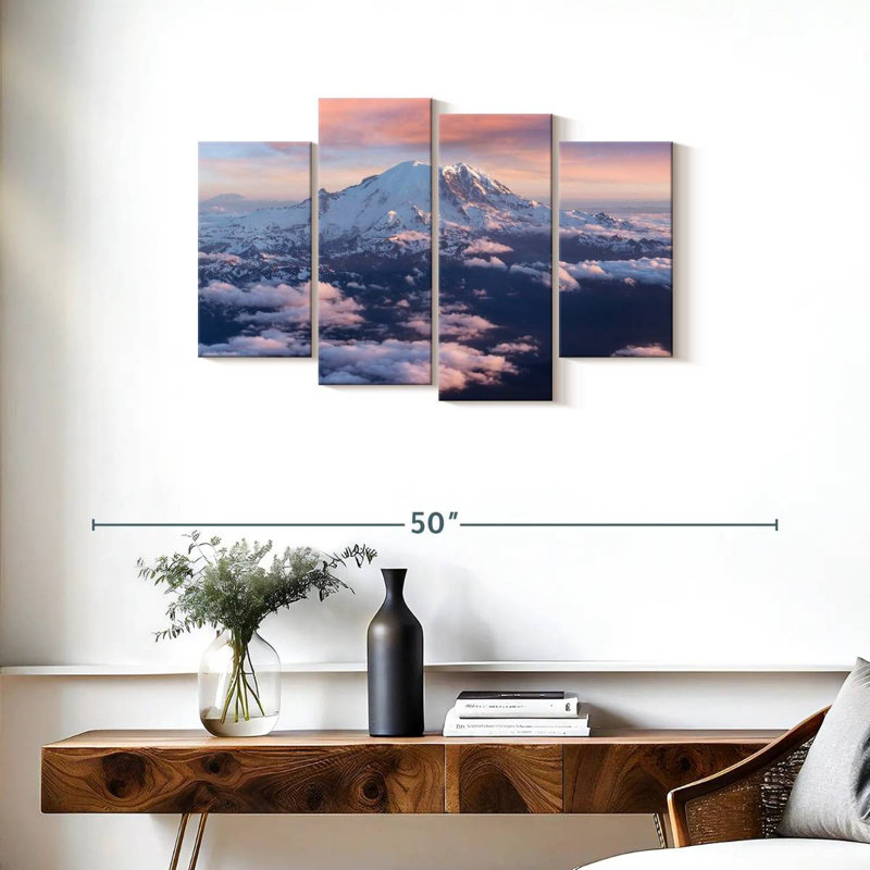 Alvord Mount Rainier Daybreak, 22" H x 36" W