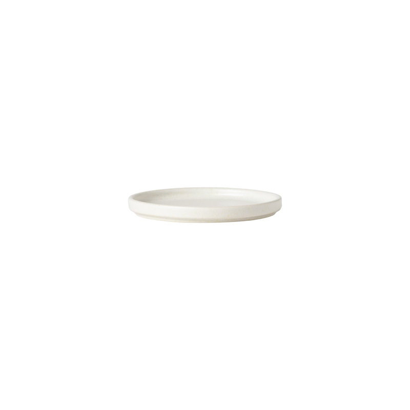 Redonda Handmade Stoneware Appetizer Plate, White