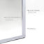Miroir arqué 24 x 36 po Bathrrom