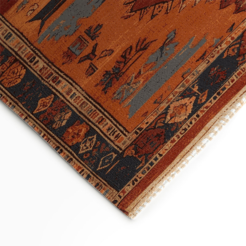 Tapis turc intérieur et extérieur brun, Rectangle 9 pi x 12 pi