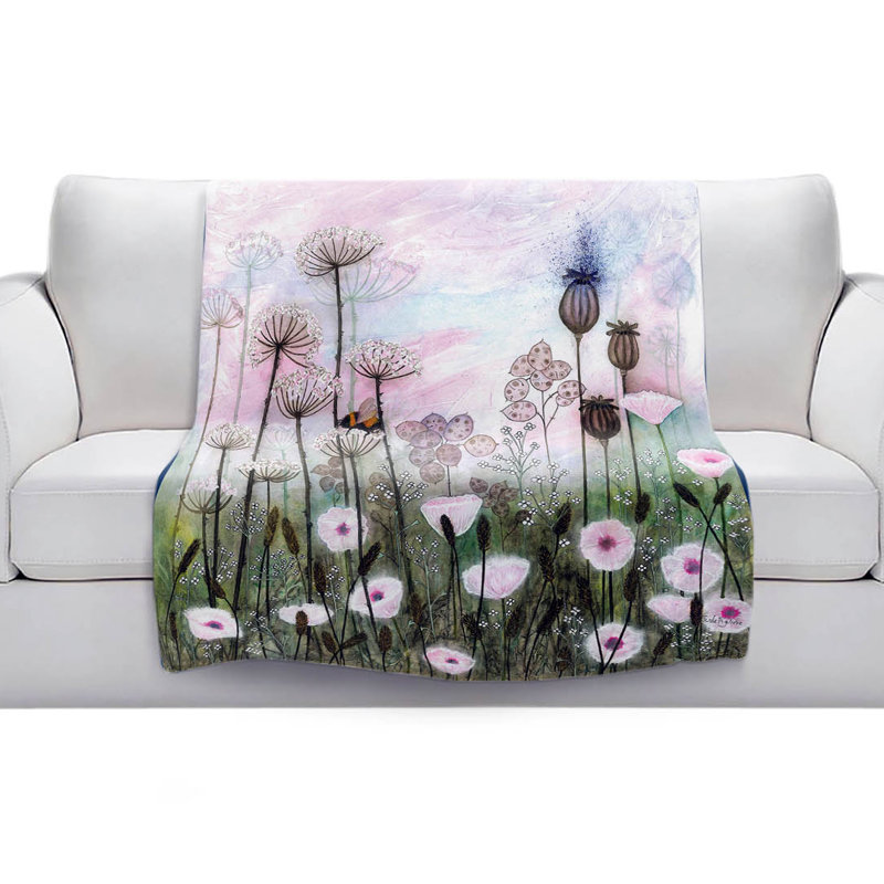 Hand Woven Throw Blanket, 68" W x 80" L