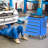 Heavy-duty Tool Cart & Worktable With 5 Drawers, Locking Casters, And Non-slip Mat-107119210