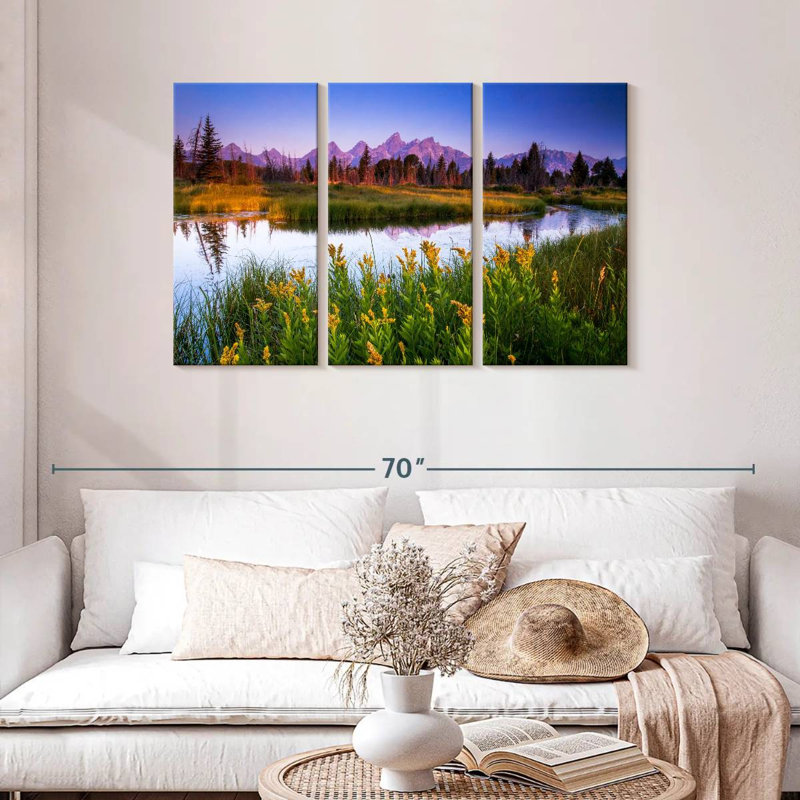 Alvord Vivid Schwabacher Landing Sunrise, H 28 po x l 45 po
