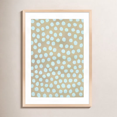 Navi " Cloud on Khaki " Painting by Michela Sorrentino