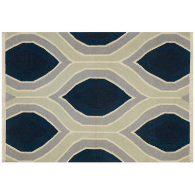 Rug & Kilim Pasha One-of-a-Kind 3'9 X 8'1 1960s Runner Wool Area Rug in  Green/Pale Blue/Pink