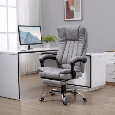Massage Function Office Chair, High Back Reclining Desk Chair