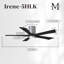 Irene Flushmount Light Kit 5 Blade LED Ceiling Fan-326228180-327028476-400726664