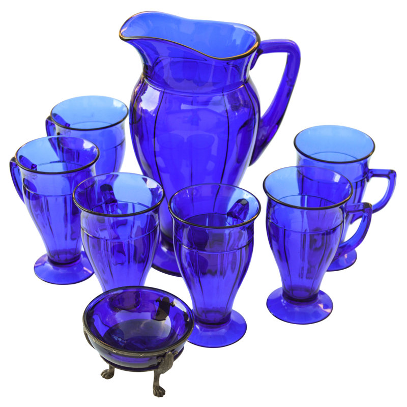 8 - Piece Glass Beverage Server Set