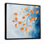 Branche d'automne bleue - Feuilles - Tableau encadré-235731755-235731749
