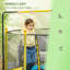 Trampoline pour enfants 4,6 pi avec panier de basketball-116003319