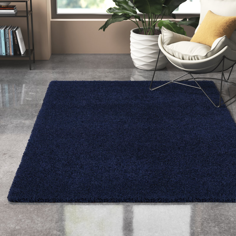 Tapis bleu marine Bardhi, Rectangle 5 pi 3 po x 7 pi 3 po