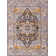 Tapis bleu / brun clair Lawnmont