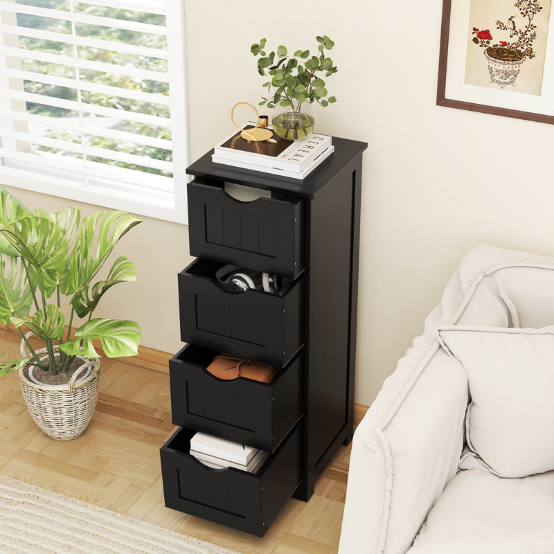 Jarriah Bathroom Cabinet, Black