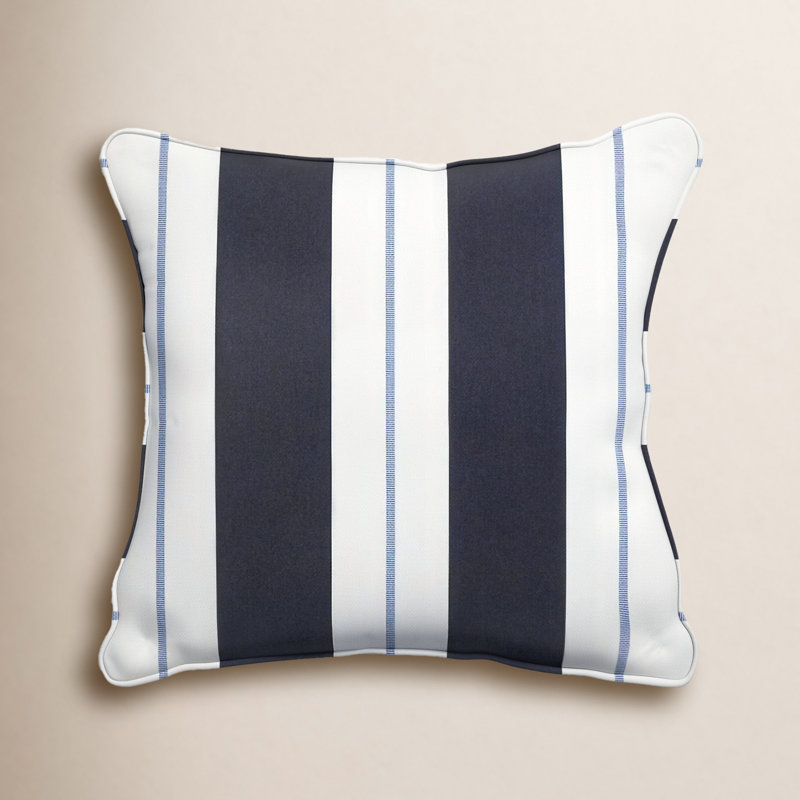 Housse et insert de coussin décoratif intérieur / extérieur Giule Sunbrella®, H 18 po x l 18 po, Bleu