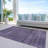 Malchow Washable Striped Indoor / Outdoor Rug-95853435