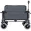 Chariot pliant 3 en 1 avec siège de banc - capacité de 500 lb, pneus de plage de 9 po x 4 po pour le camping et la plage-123018782