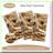 Rose Gold Double-Sided Centerpiece Sticks 12-Pack