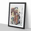 Paying Homage to a Shrine by Katsushika Hokusai - Picture Frame Painting Print-55577990-55577991