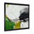 Impression noire sur toile encadrée sélectionné