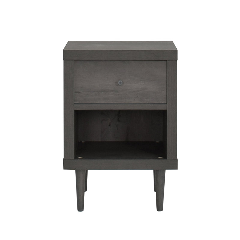1-DRAWER NIGHTSTAND, Gray