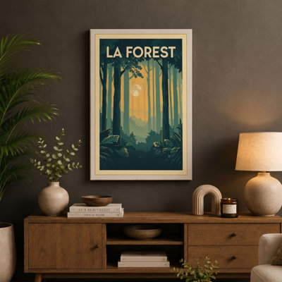 La Forest Art Deco - Wrapped Canvas