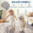 Abstract Bedroom Rug 5x7 Non Slip Modern Accent Floor Mats, Washable Contemporary Throw Carpet, Foldable Low Pile Indoor Rug for Living Room, Dining Room, Nursery, Brown-799412589-799412590