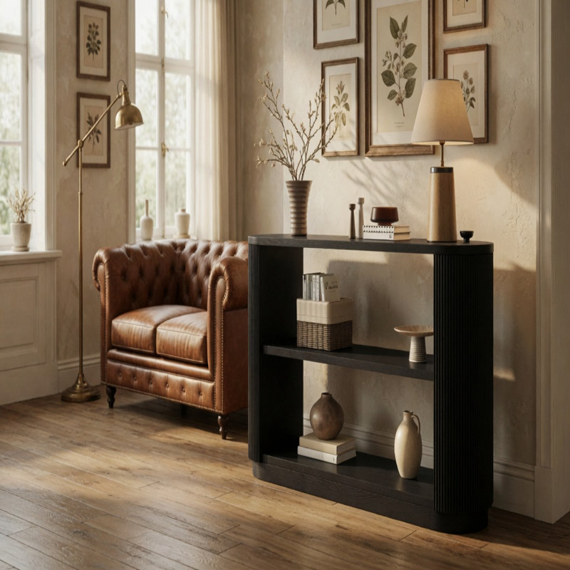 Console de vestibule moderne Mirod, Noir