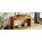 Curved Console Table With Storage, Wooden Entryway Table With 2 Drawers, Rustic Console Tables For Entryway, Hallway, Living Room-261991316
