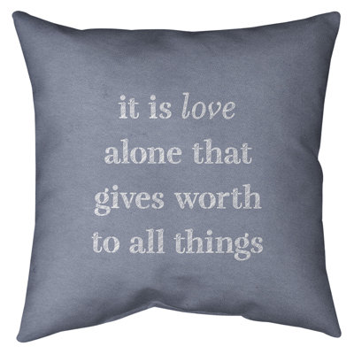 Love Inspirational Floor Pillow