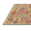 Tapis contemporaine beige/rouge/rose pâle-506596772