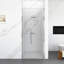 Porte de douche circulaire pivotante sans cadre de l 32 po x H 72 po avec verre trempé de 1 po d'épaisseur (6 mm)-129052201