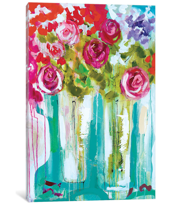 « enchanted », reproduction d’art sur toile, H 60 po x l 40po x P 1,5 po