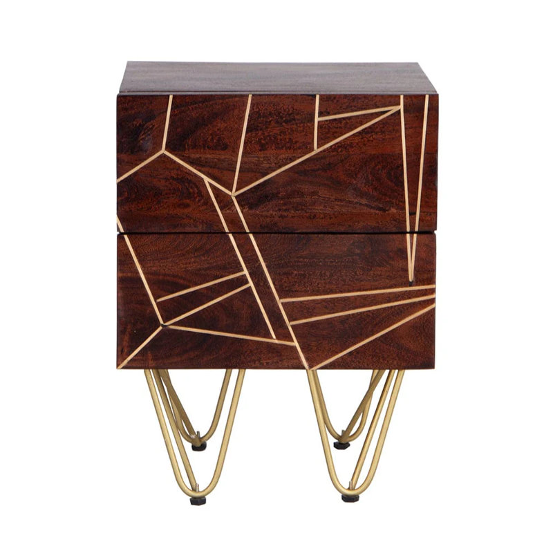 Annu 45cm W Solid Wood Bedside Table