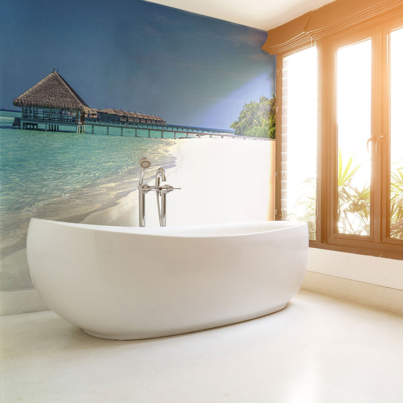 Iohanna Beach Wallpaper Panel, 100.08" L x 96" W