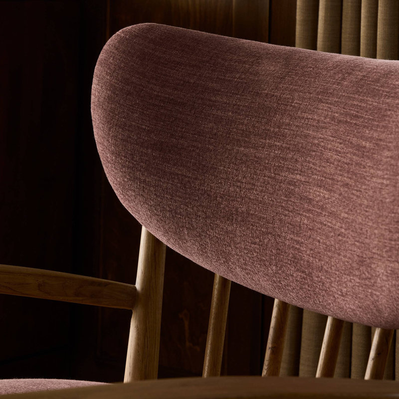 Marisol Chair-Desert Shearling, Laughlin Plum
