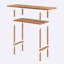 Table de canapé en bois massif avec 2 tablettes - parfaite pour les salons-1447324277