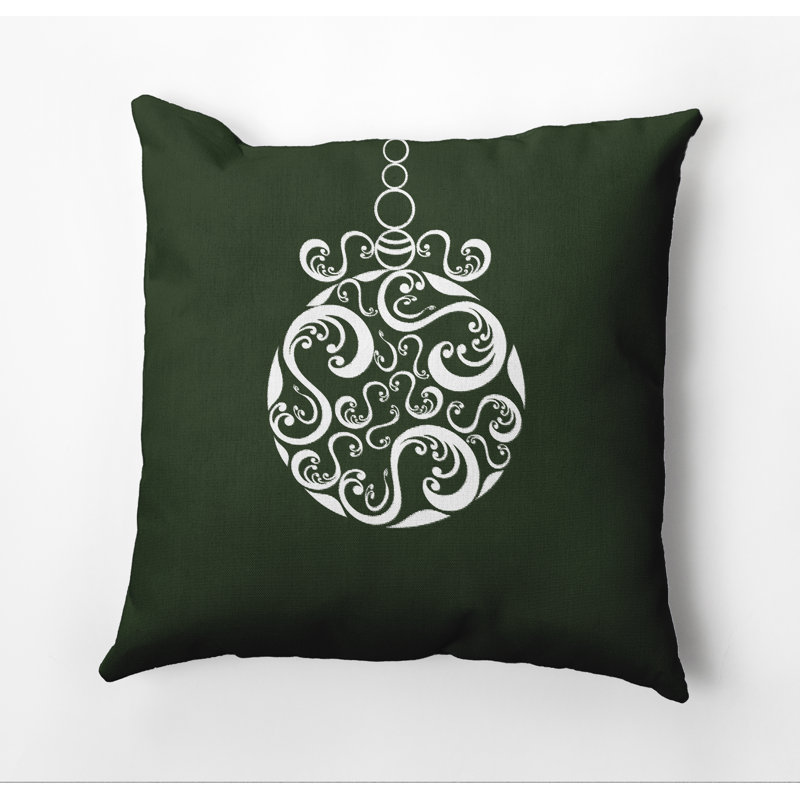  Housse et insert de coussin décoratif décoratif, H 18 po x l 18 po, Vert