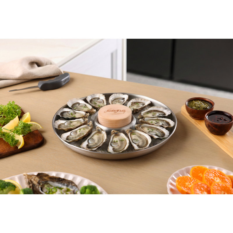 Zyliss Oyster Tray Set Shucker Paddy