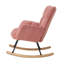 Fauteuil berçant et oscillant rembourré avec tissu-1317277390-1317277391