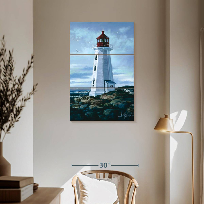 Peggy's Cove Lighthouse, 57" H x 36" W
