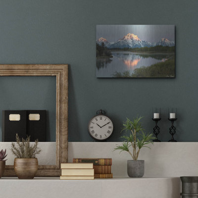  'Mountains Of Wyoming 1' by David Drost Metal Wall Art, 16" x 12"