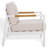 Berg Aluminum And Teak Patio Chair