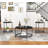 3 - Piece Metal Table Set, Waterproof Tables for Indoor and Outdoor -999540907