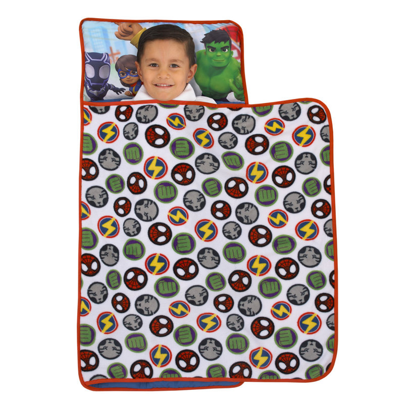 NoJo Marvel Spidey and His Amazing Friends Team Up Toddler Nap Mat