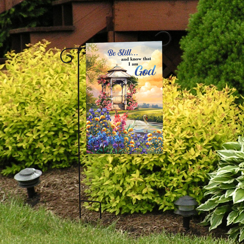 Be Still Garden Flag