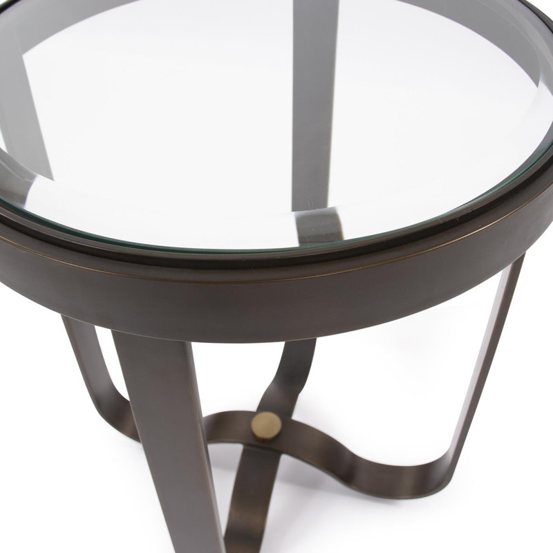 Round Metal Side Table