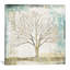 «Solitaire Tree Collage», reproduction d'art sur toile tendue-22648331